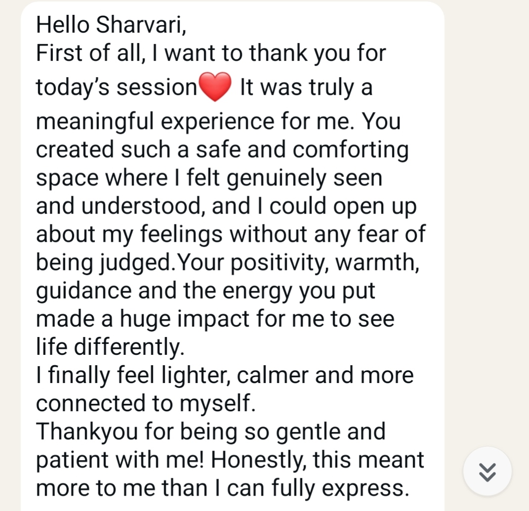 Testimonial - Coach Sharvari Sinde 8