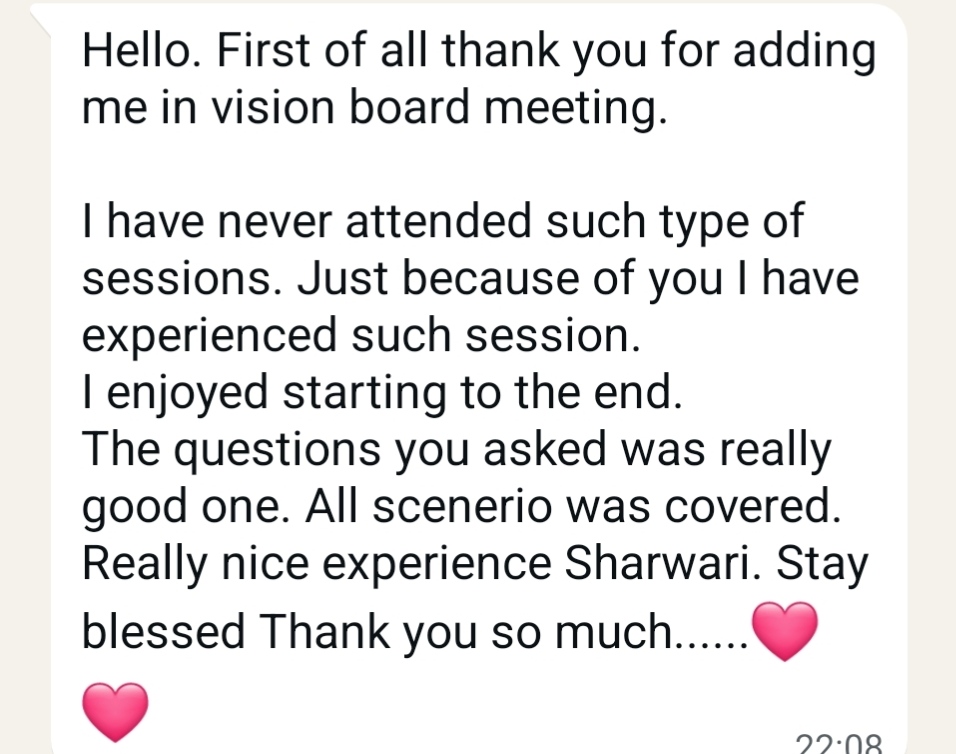 Testimonial - Coach Sharvari Sinde 4